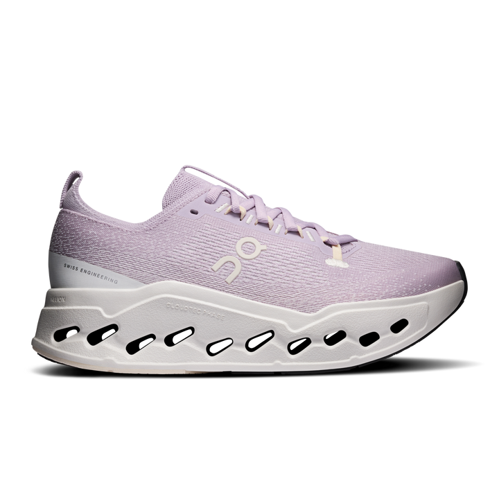 ON Womens Cloudsurfer Max - Foxglove/Ivory - AW26