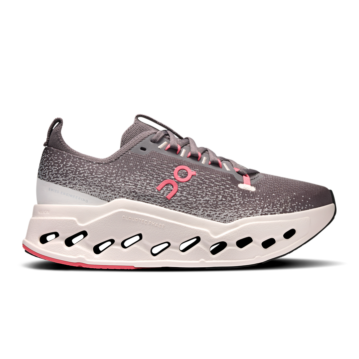 ON Womens Cloudsurfer Max - Pebble/Oyster - AW26