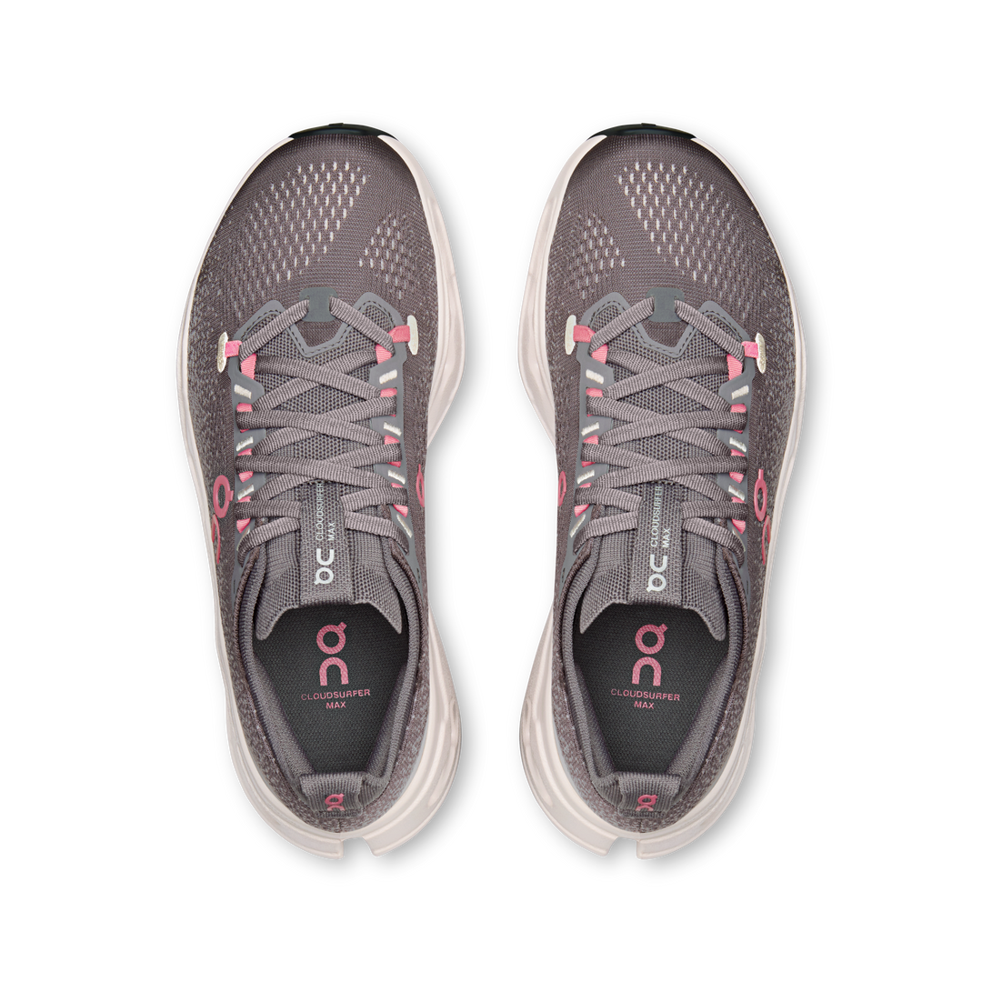 ON Womens Cloudsurfer Max - Pebble/Oyster - AW26