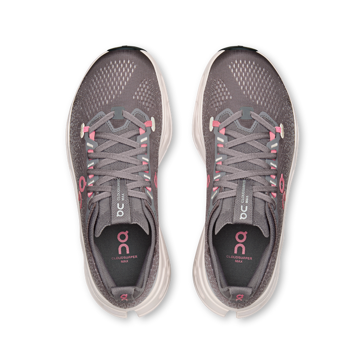ON Womens Cloudsurfer Max - Pebble/Oyster - AW26