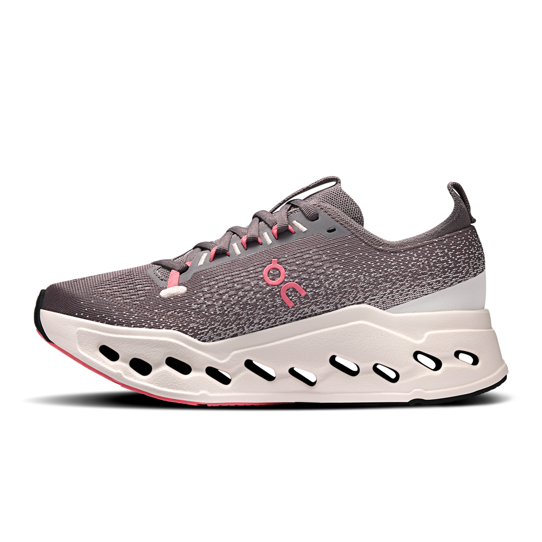ON Womens Cloudsurfer Max - Pebble/Oyster - AW26