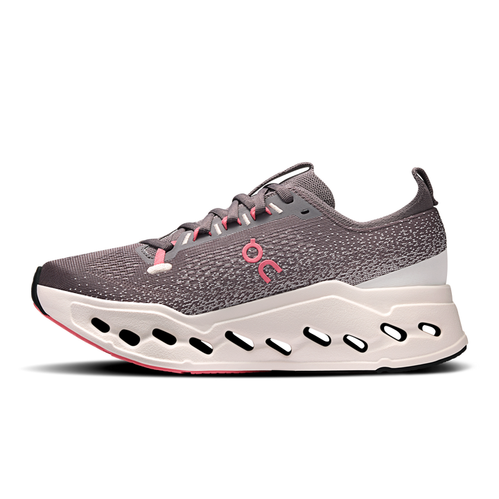 ON Womens Cloudsurfer Max - Pebble/Oyster - AW26