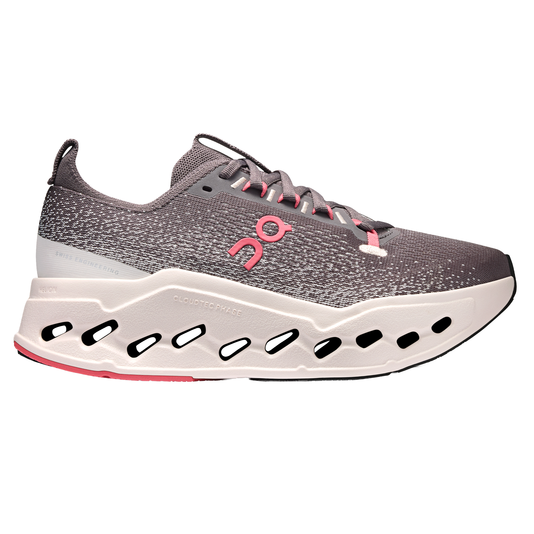 ON Womens Cloudsurfer Max - Pebble/Oyster - AW26