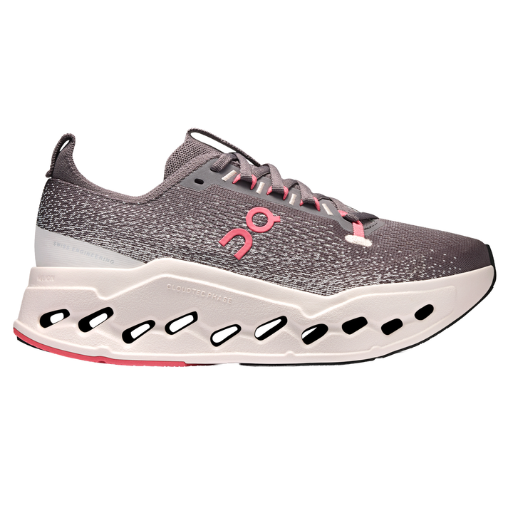 ON Womens Cloudsurfer Max - Pebble/Oyster - AW26