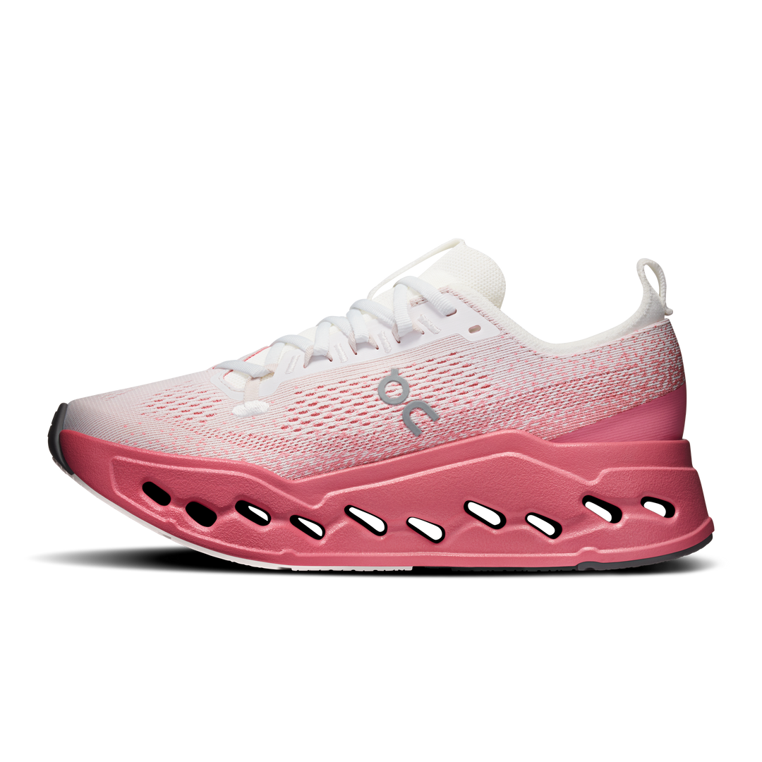 ON Womens Cloudsurfer Max - White/Camellia - AW26