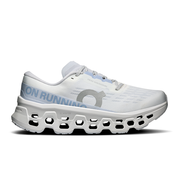 ON Womens Cloudmonster 3 - White/Frost - SS26