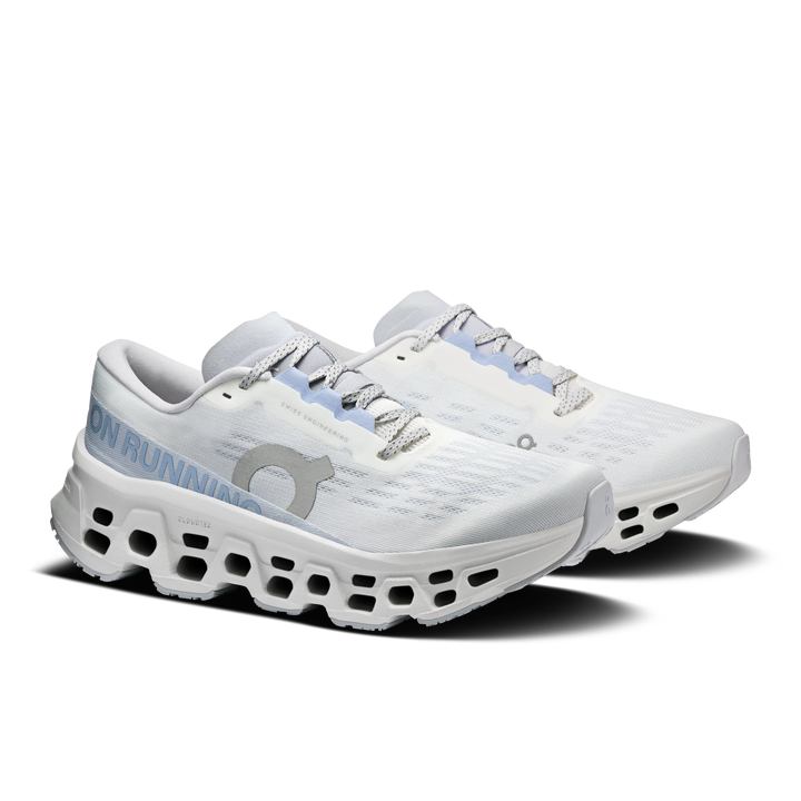 ON Womens Cloudmonster 3 - White/Frost - SS26