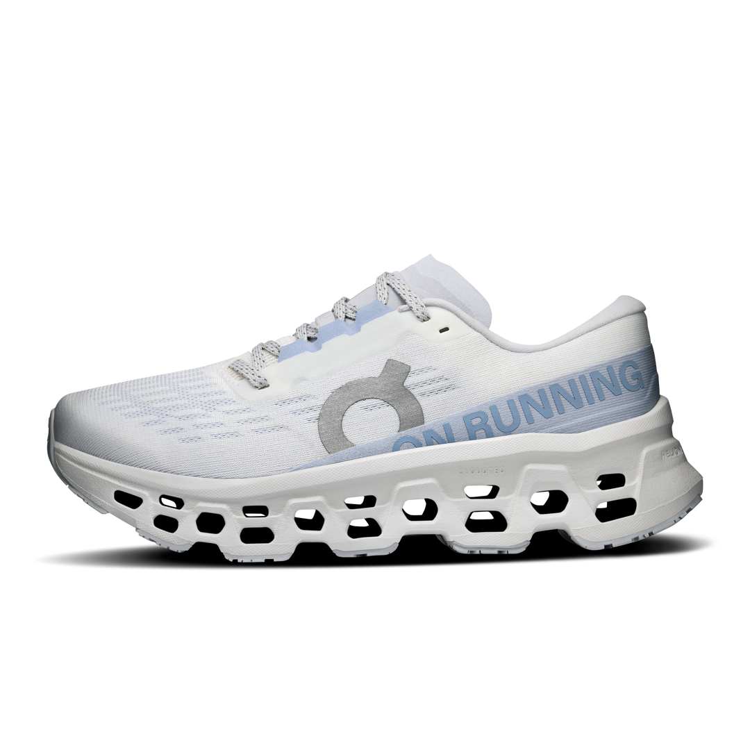 ON Womens Cloudmonster 3 - White/Frost - SS26