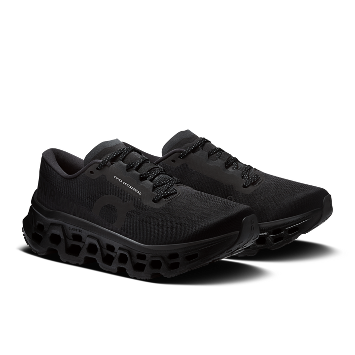 ON Damen Cloudmonster 3 – Schwarz/Schwarz – SS26