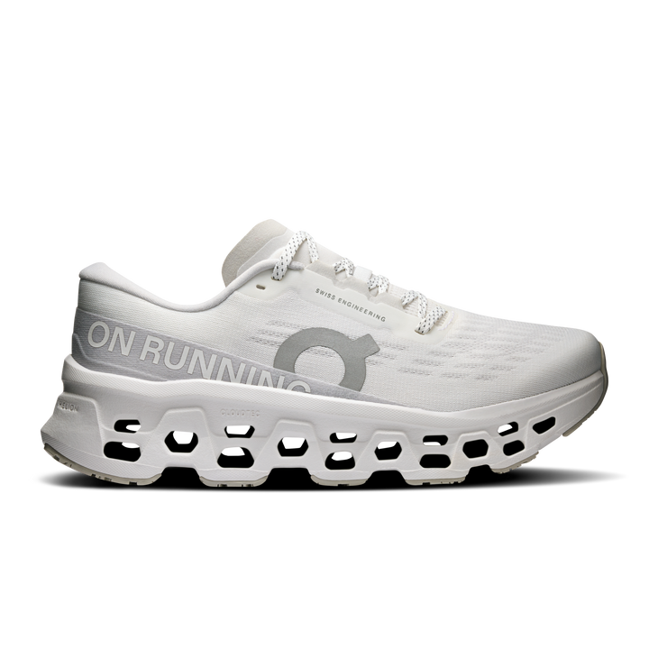 ON Womens Cloudmonster 3 - White/Wolf - SS26