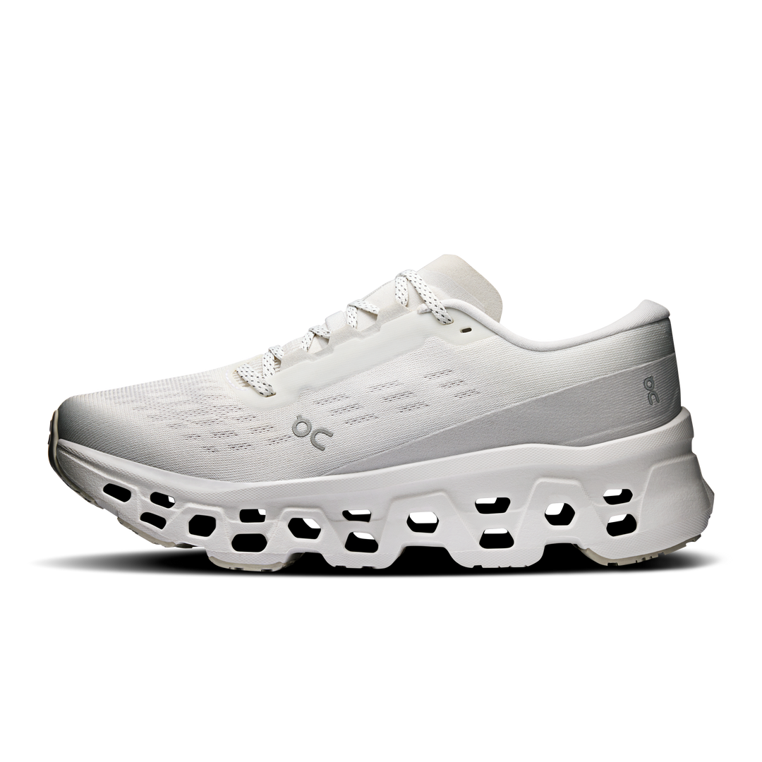 ON Womens Cloudmonster 3 - White/Wolf - SS26