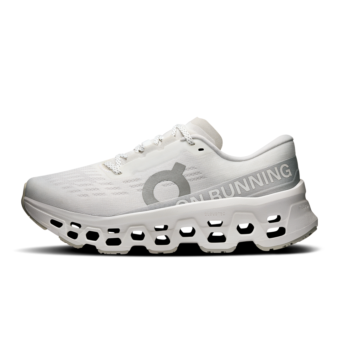 ON Womens Cloudmonster 3 - White/Wolf - SS26