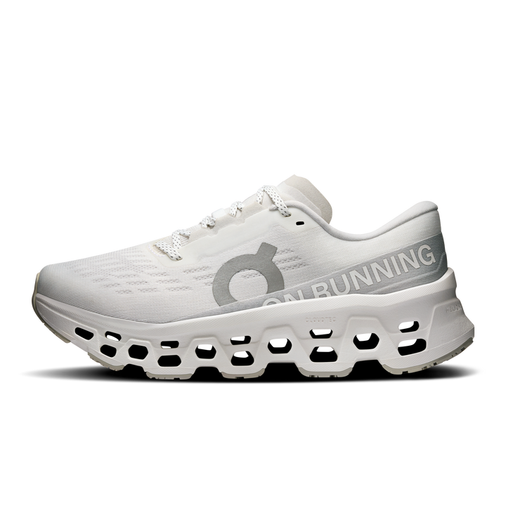 ON Womens Cloudmonster 3 - White/Wolf - SS26