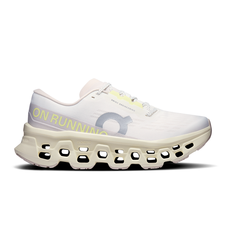ON Damen Cloudmonster 3 – Elfenbein/Seedling – SS26