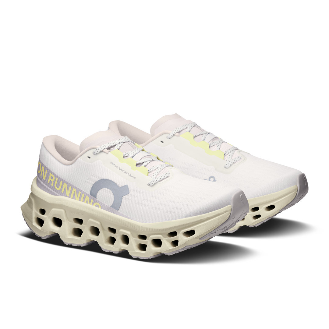 ON Damen Cloudmonster 3 – Elfenbein/Seedling – SS26