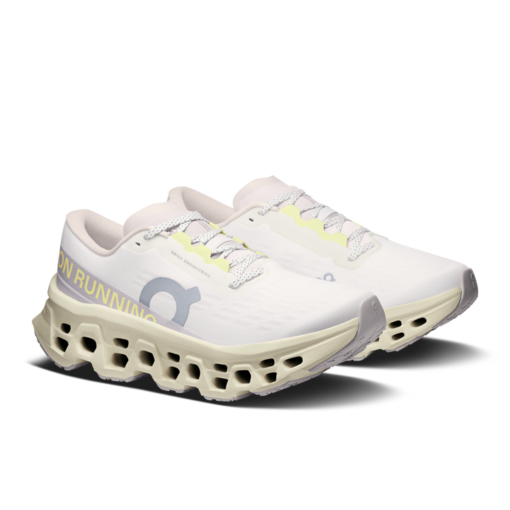 ON Damen Cloudmonster 3 – Elfenbein/Seedling – SS26