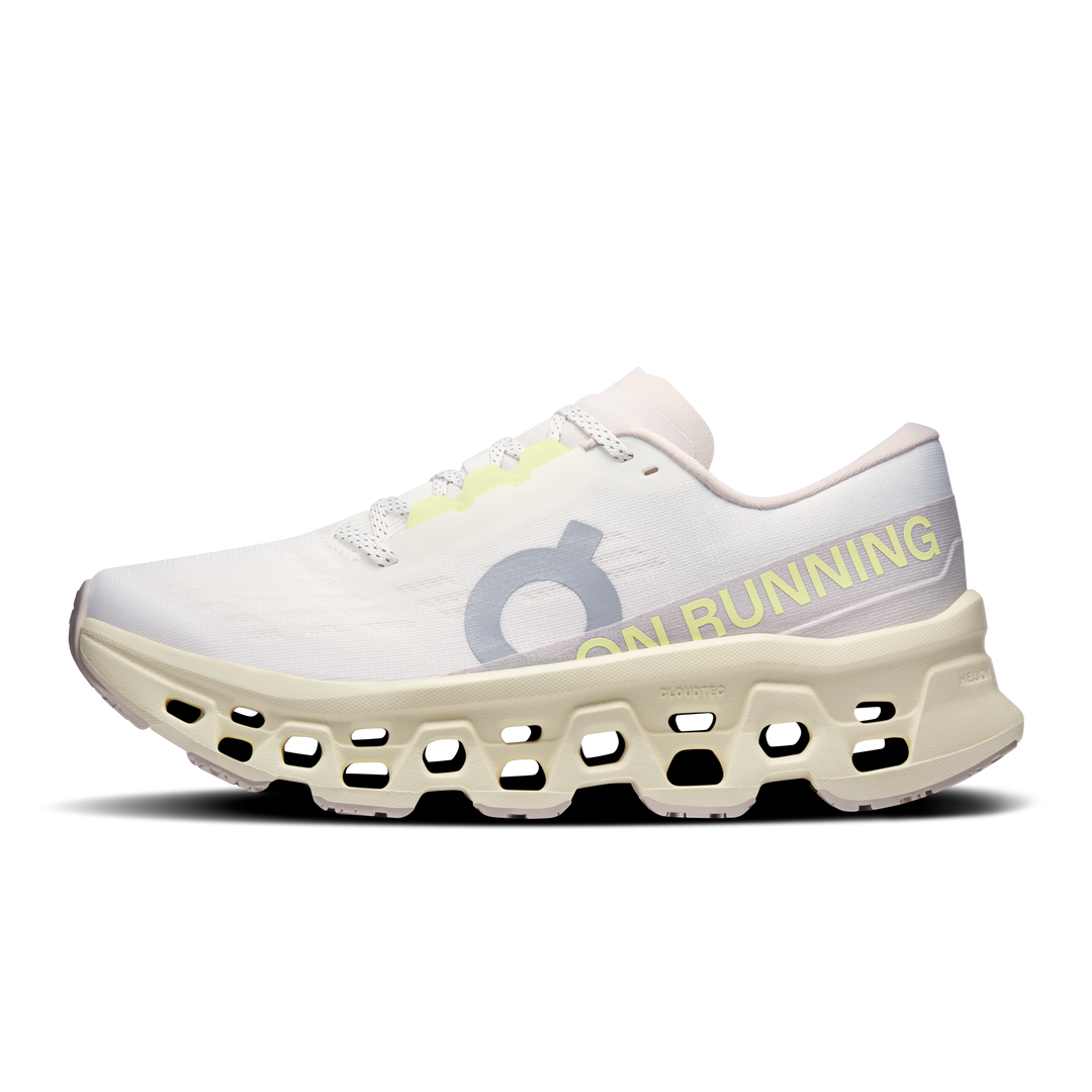 ON Damen Cloudmonster 3 – Elfenbein/Seedling – SS26