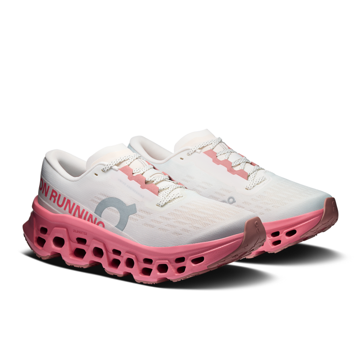 ON Womens Cloudmonster 3 - Ivory/Camellia - AW26