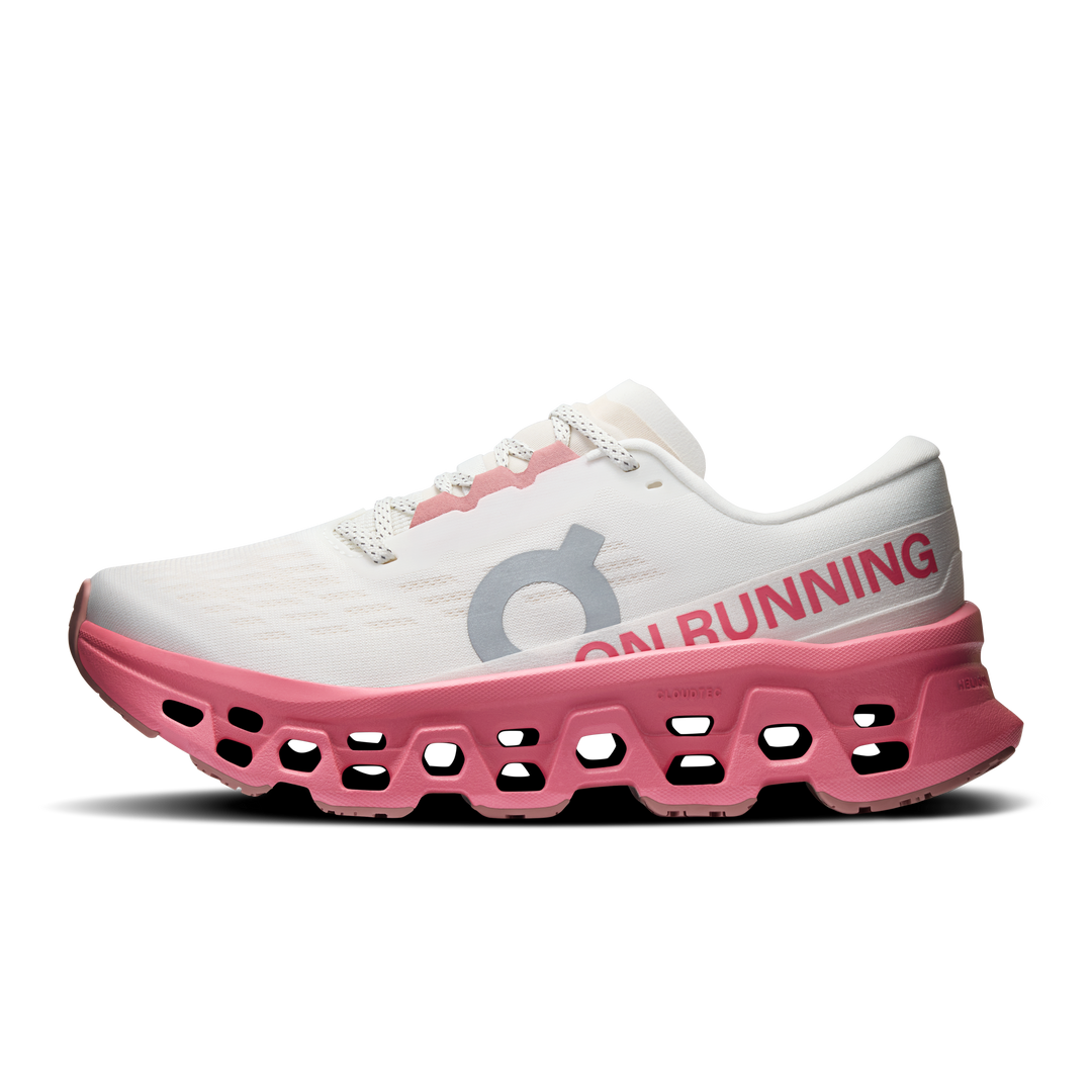 ON Womens Cloudmonster 3 - Ivory/Camellia - AW26