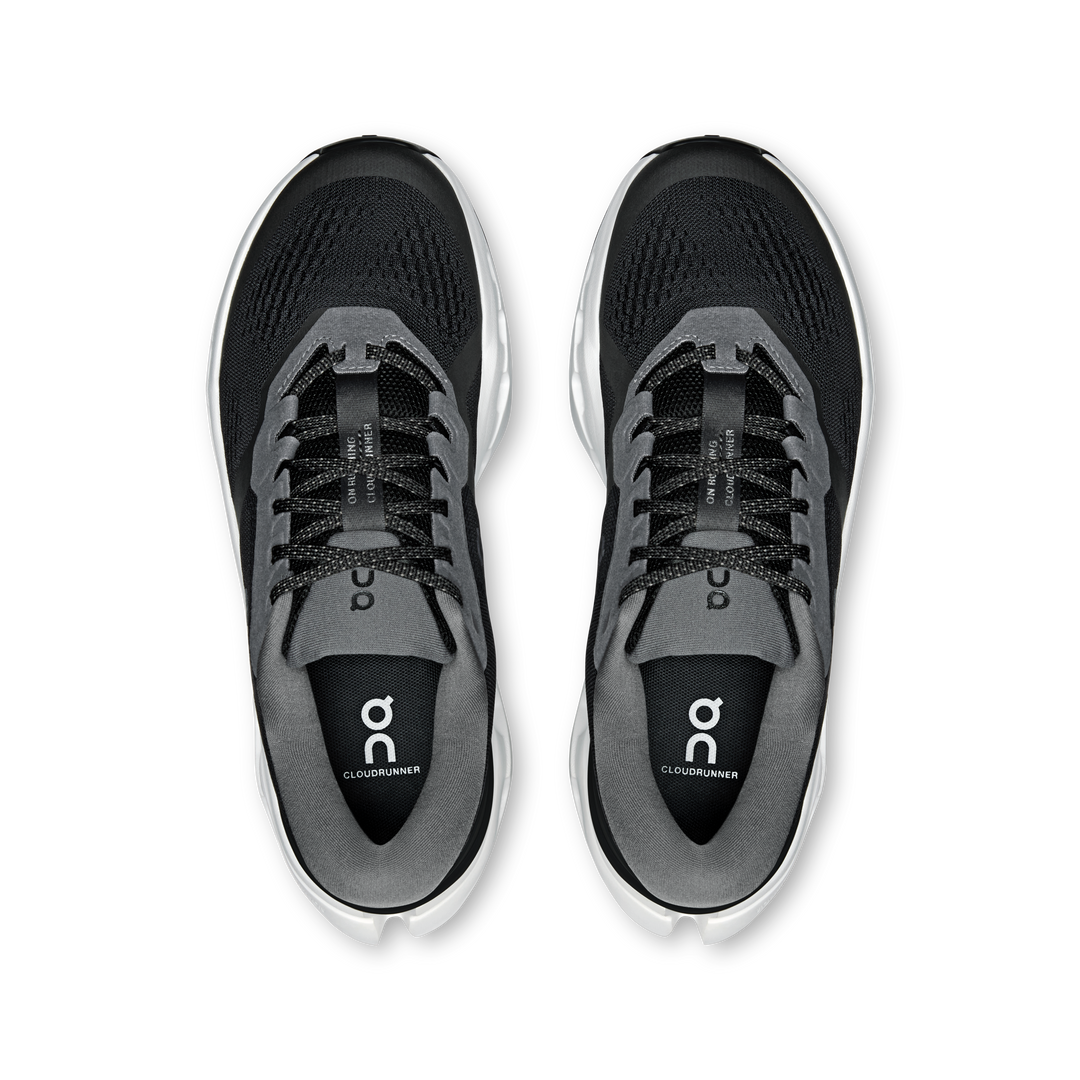ON Womens Cloudrunner 3 - Black/Ivory - Stability - AW26