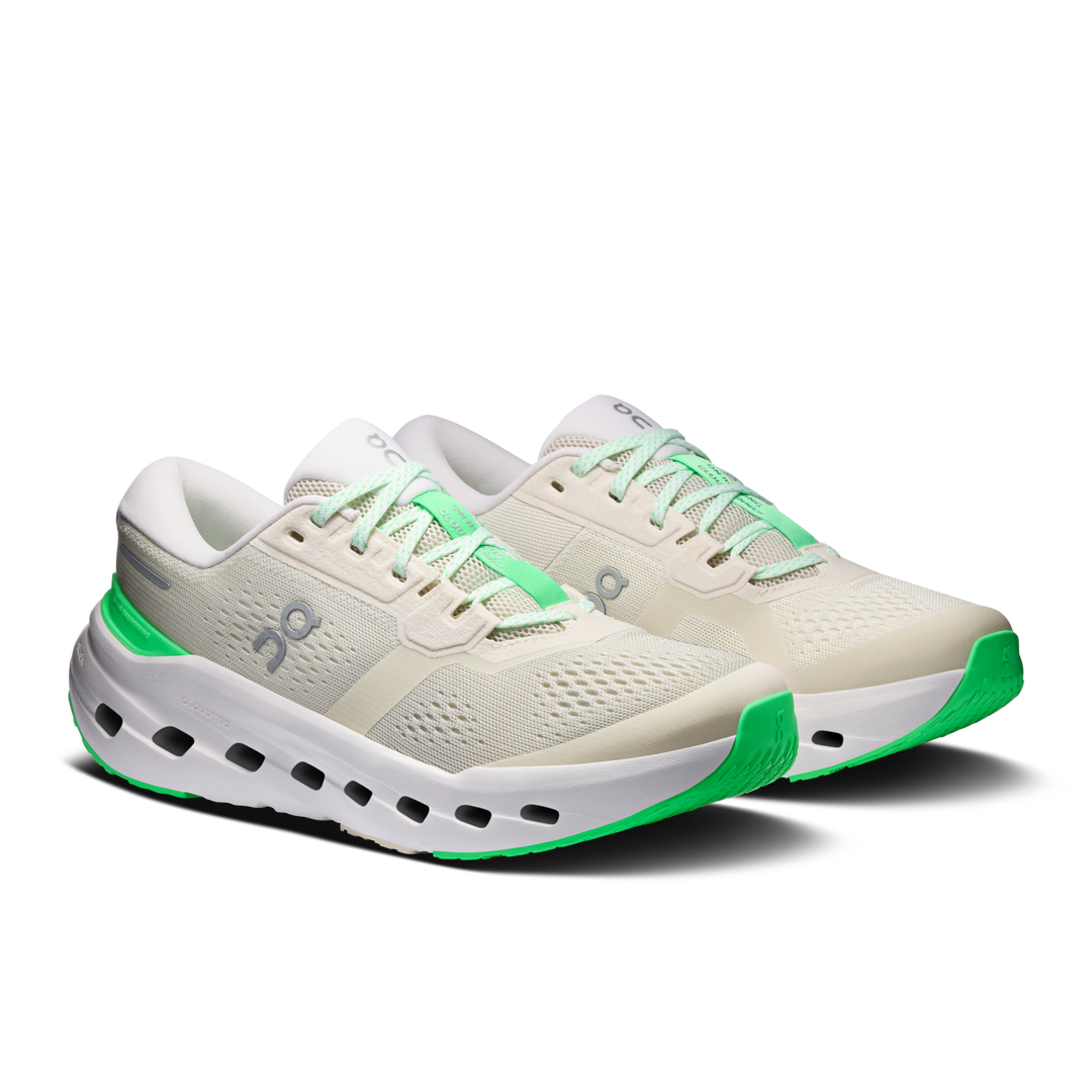 ON Womens Cloudrunner 3 Wide - Ghost/Verdite - Stability - AW26