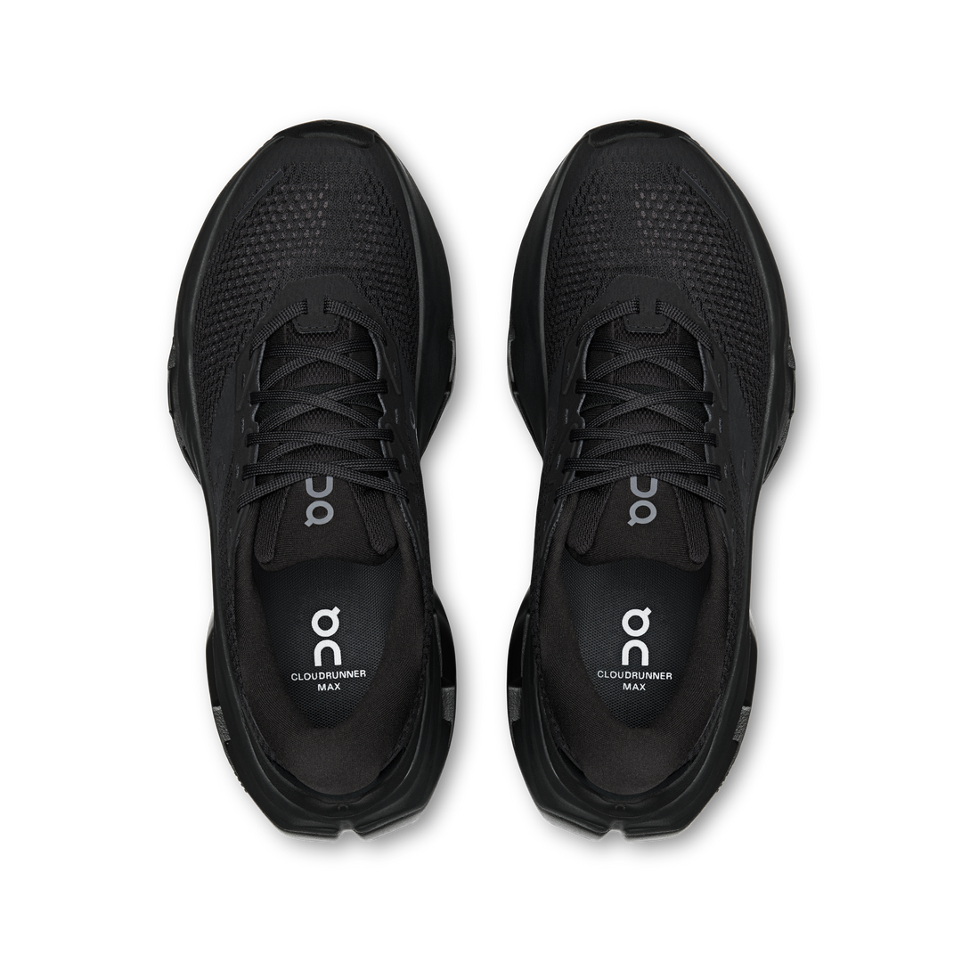 ON Womens Cloudrunner 3 Max - Black/Black - Stability - AW26