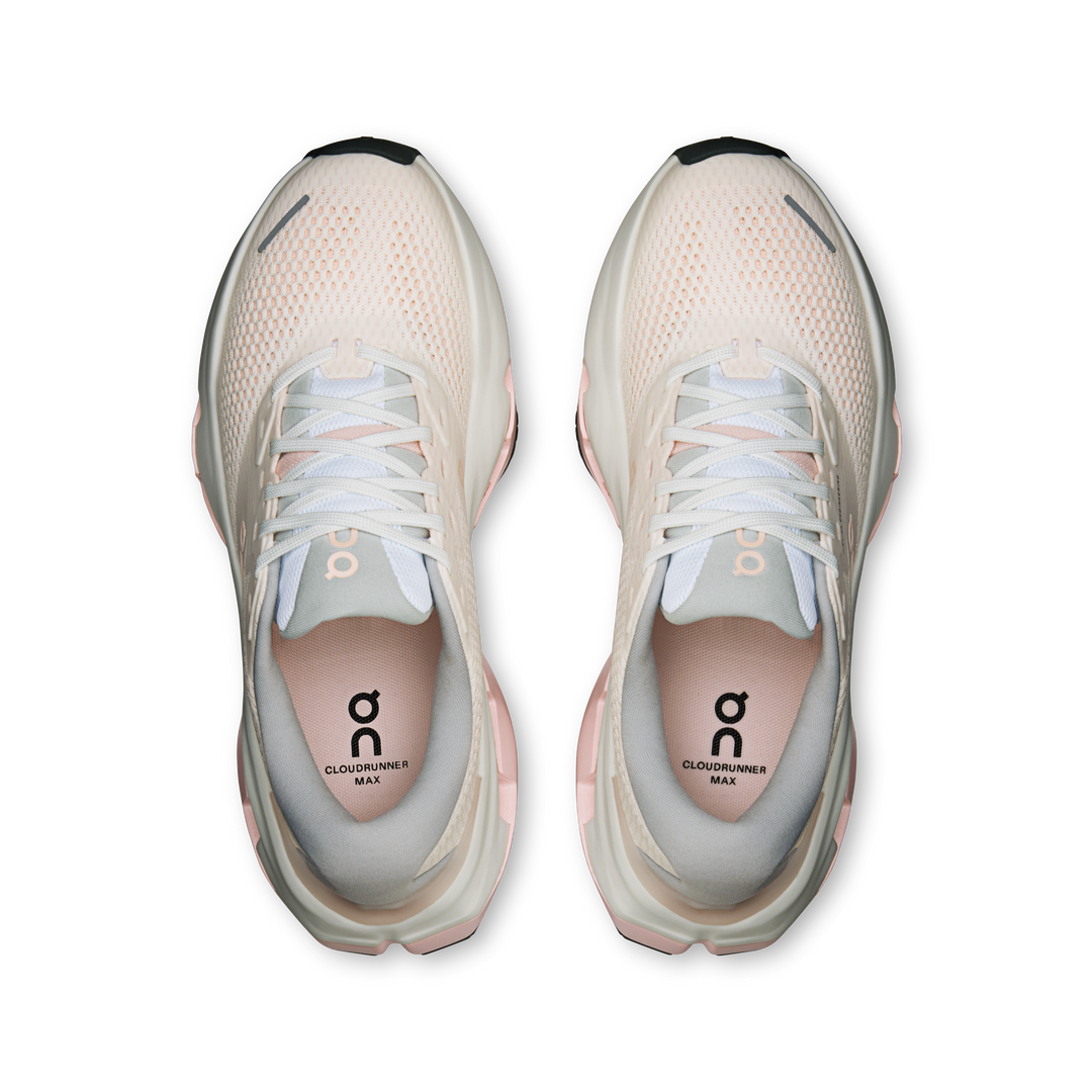 ON Womens Cloudrunner 3 Max - White/Salt - Stability - AW26