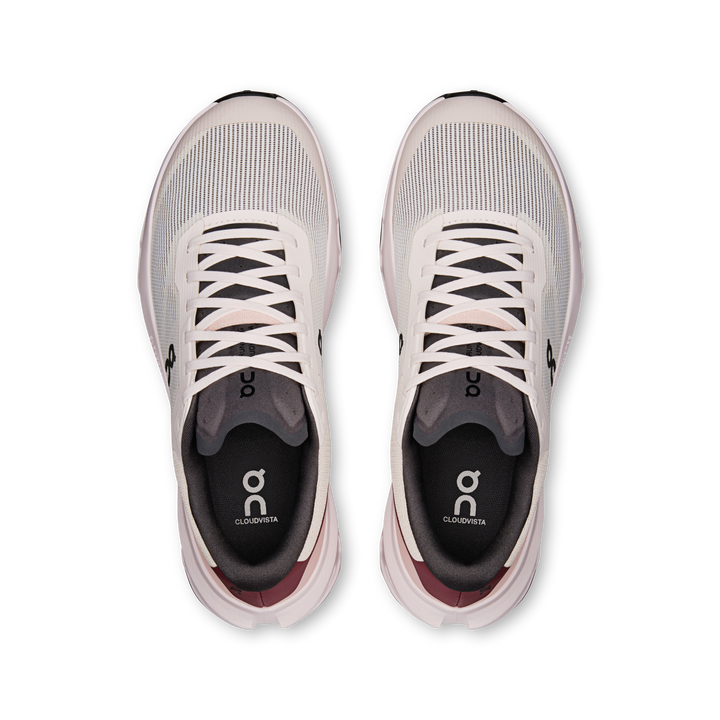 ON Womens Cloudvista 3 - Oyster/Barberry - Trail - AW26