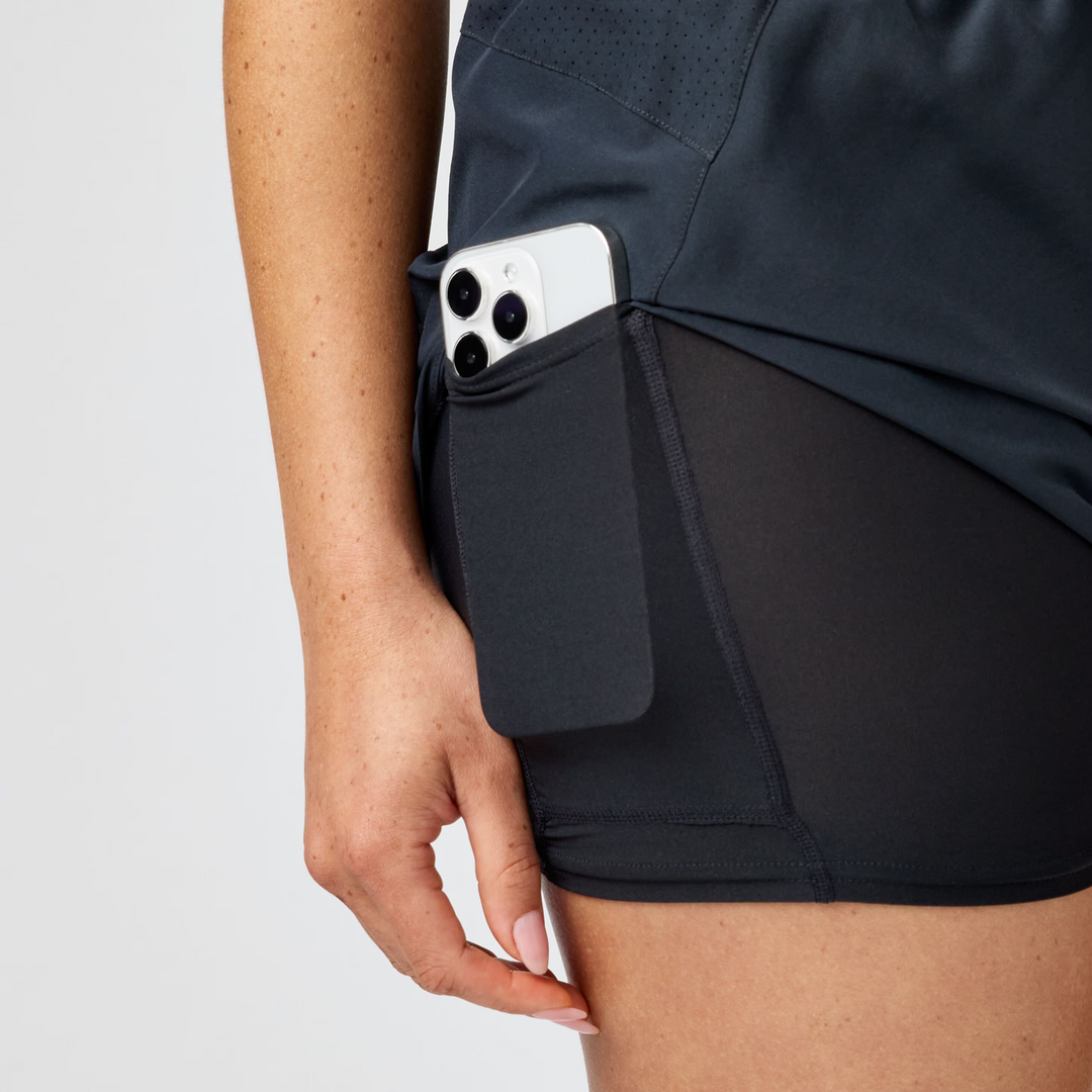 Brooks Womens Dash 2-in-1 Short - Black