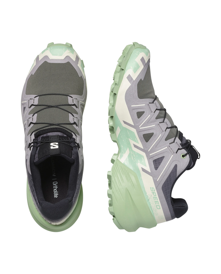 Salomon Womens Speedcross 6 - Castlerock/Vanilla Ice/Smoke Green - Trail - AW25