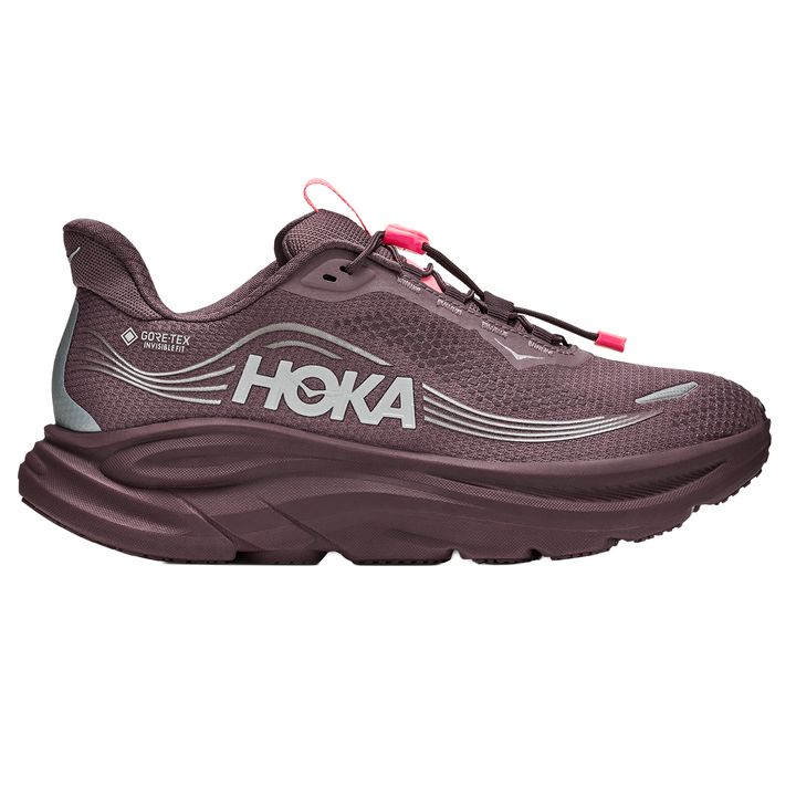 Hoka Womens Clifton 11 GTX - Smoky Quartz/Deep Mauve - Neutral - AW26