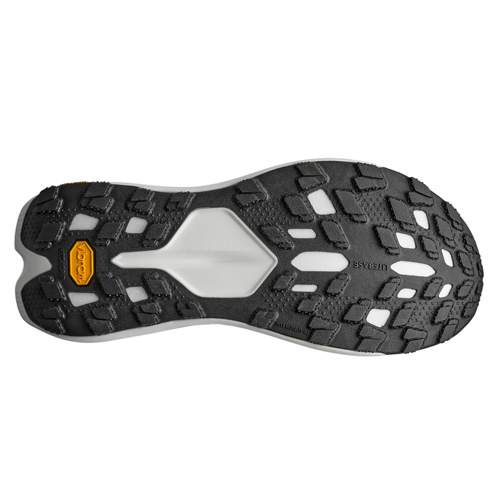 Hoka Mens Tecton X 4 - Frost/Neon Tangerine - Trail - AW26