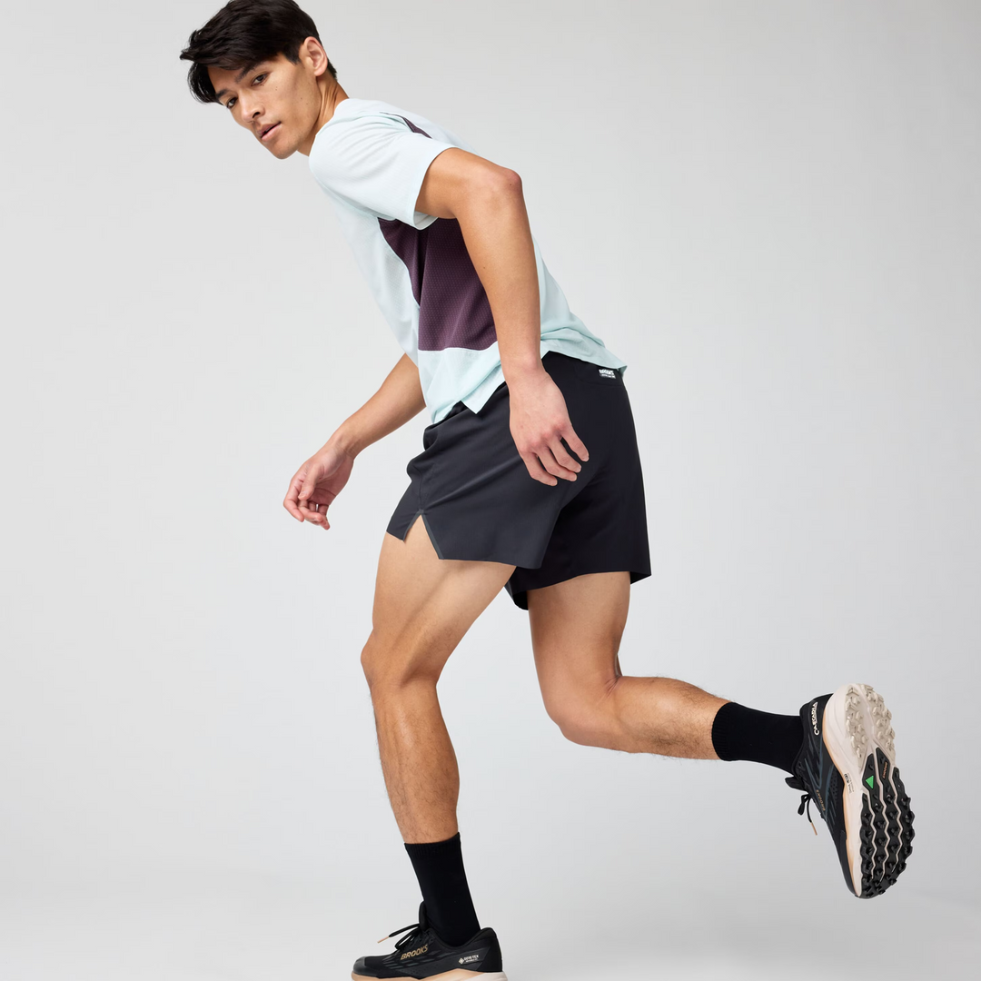 Brooks Mens Cascadia Short - Black