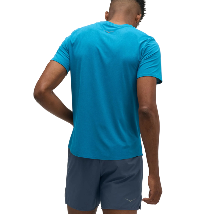 Hoka Mens Everyrun Short Sleeve - Night Glow Blue - AW26
