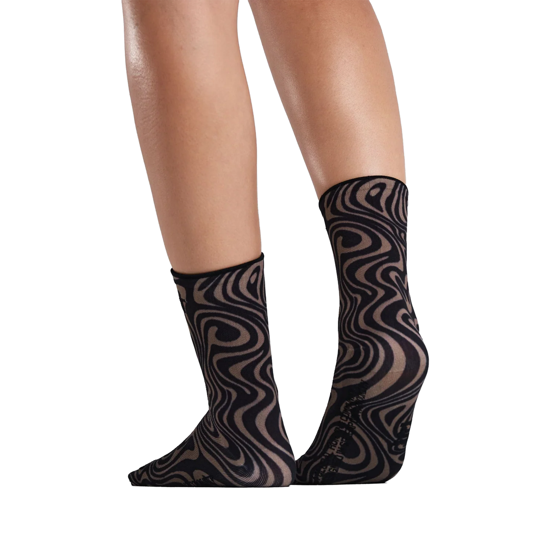 Bandit Lite Run Quarter Socks ( 2 Pack ) - Melted Marble