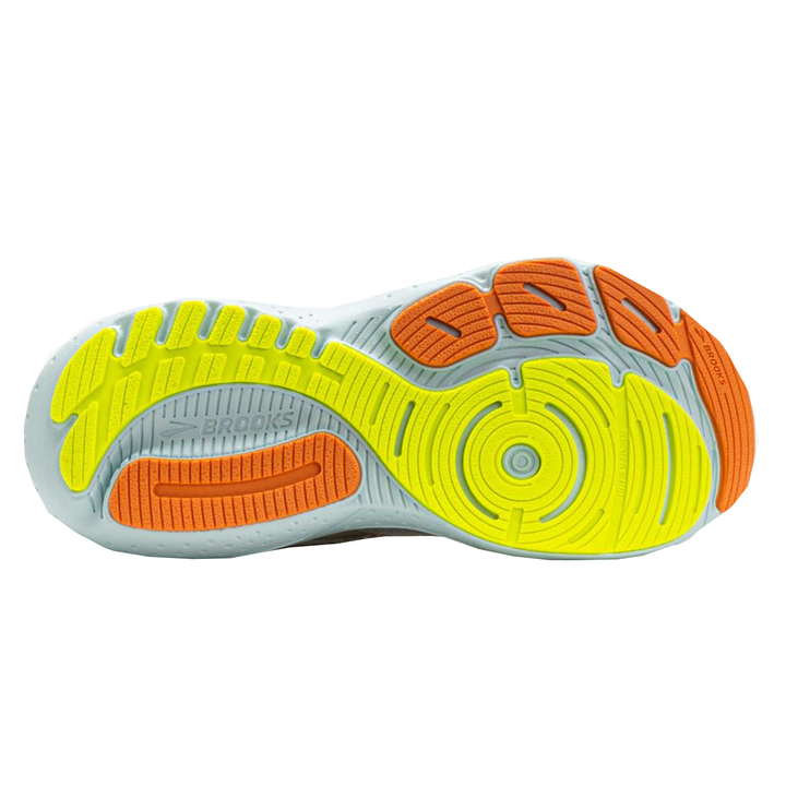 Brooks Womens Glycerin GTS 21 - Coconut/Aqua/Autumn Sunset - Stability