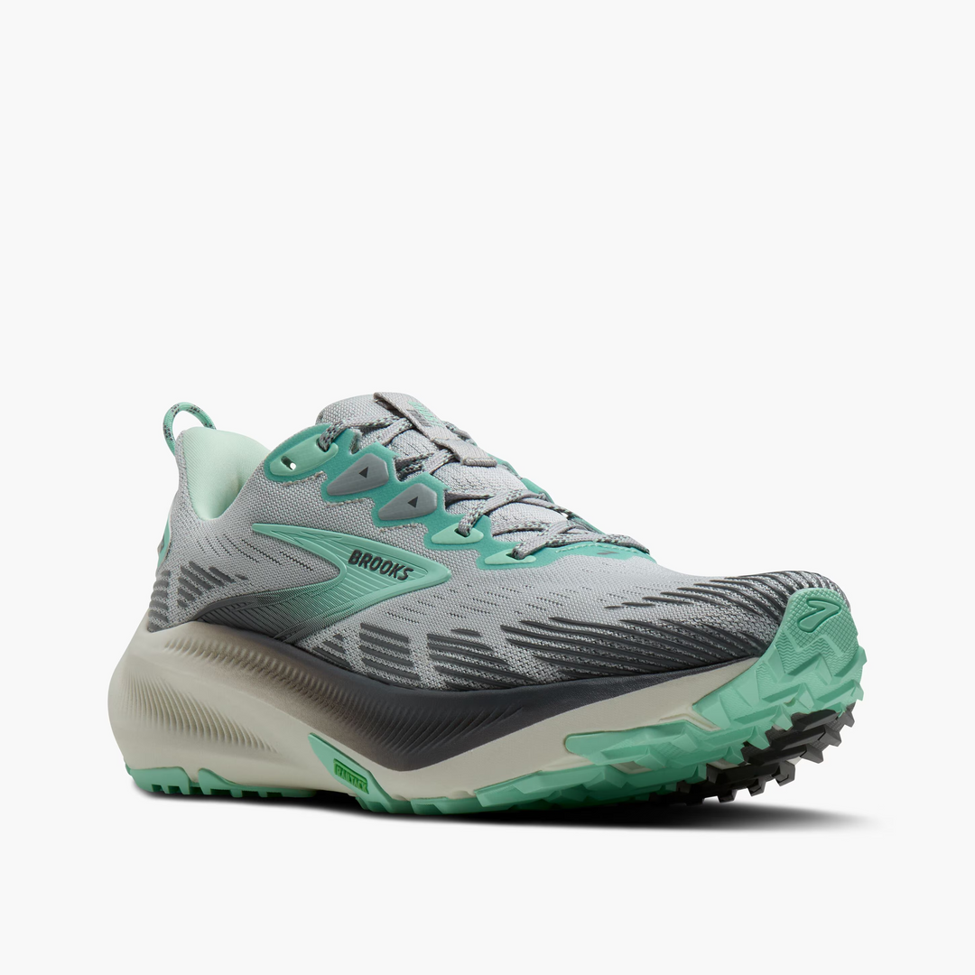 Brooks Womens Ghost Trail - Harbor Mist/Poppy/Yucca - Trail - SS26
