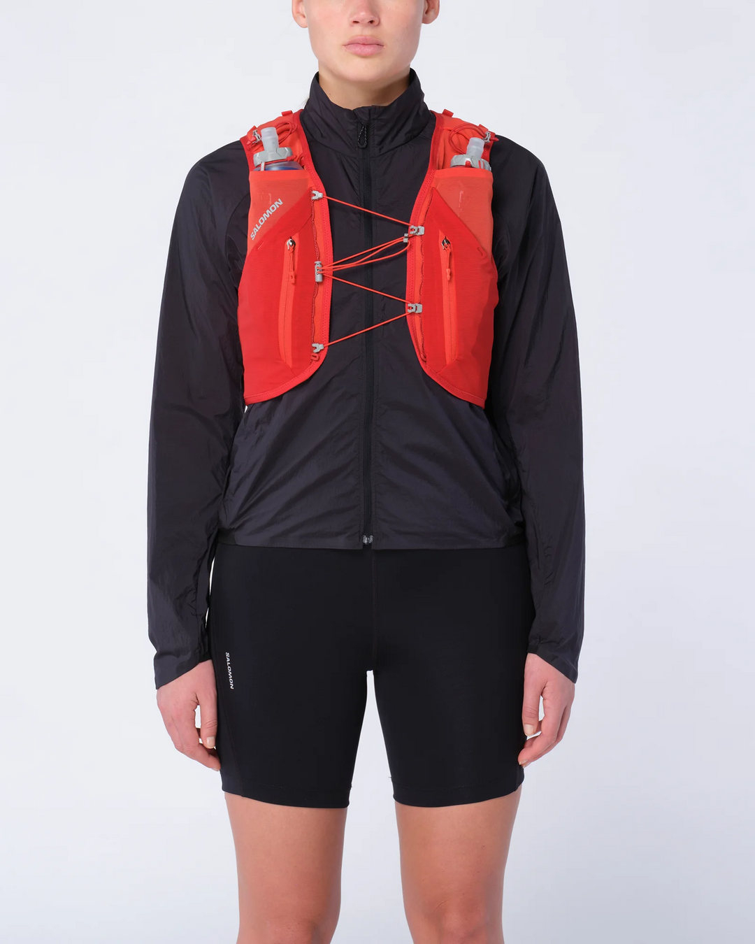 Salomon ADV Skin 12 Unisex Vest with Flasks - Flame Scarlet/Haute Red