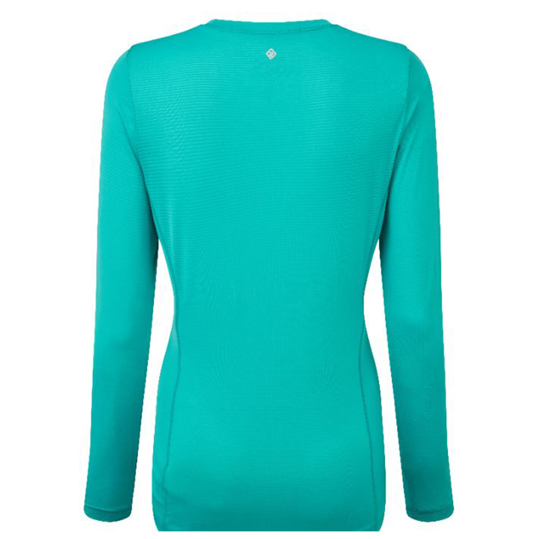 RonHill Womens Tech L/S Tee - Jade/Grape