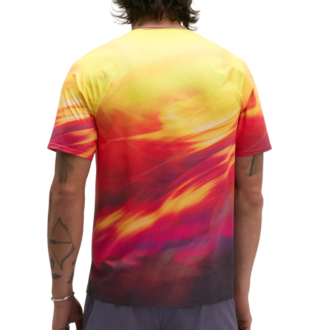 Hoka Mens Race Day Short Sleeve - Hoka Citrus Print - AW26