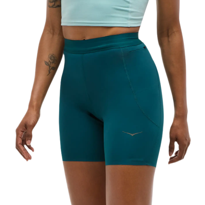 Hoka Womens Novafly 6 inch Knit Short - Blue Twilight