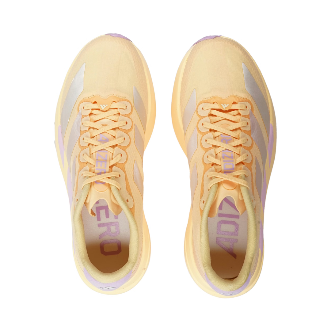 Adidas Damen Adizero Adios Pro 4 - Ice Tangerine/Ice Gold Metallic/Bliss Lilac - Neutral - SS26