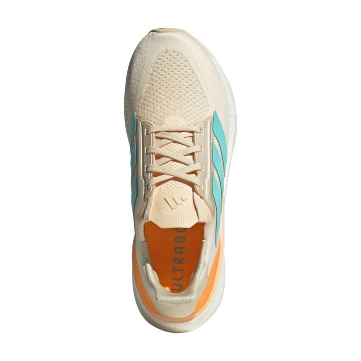 Adidas Mens Ultraboost 5X - Crystal Sand/Flash Aqua/Flash Orange - Neutral - AW25