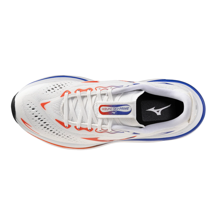 Mizuno Mens Sky Prime - White/Orange/Royal Blue - Neutral - AW26
