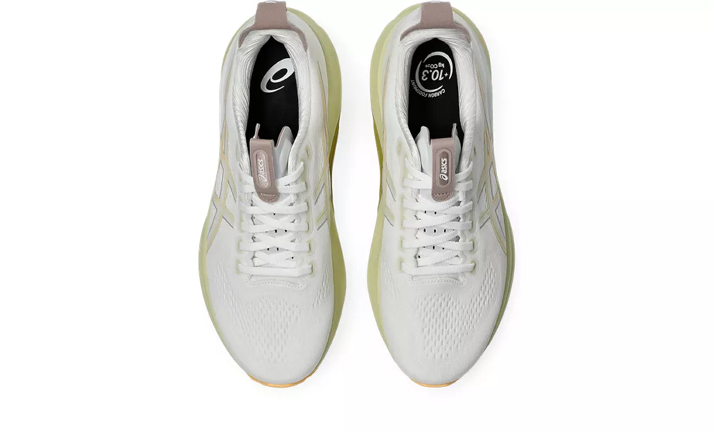 Asics Mens Gel Kayano 32 - White/Orange Glow - Stability - AW25