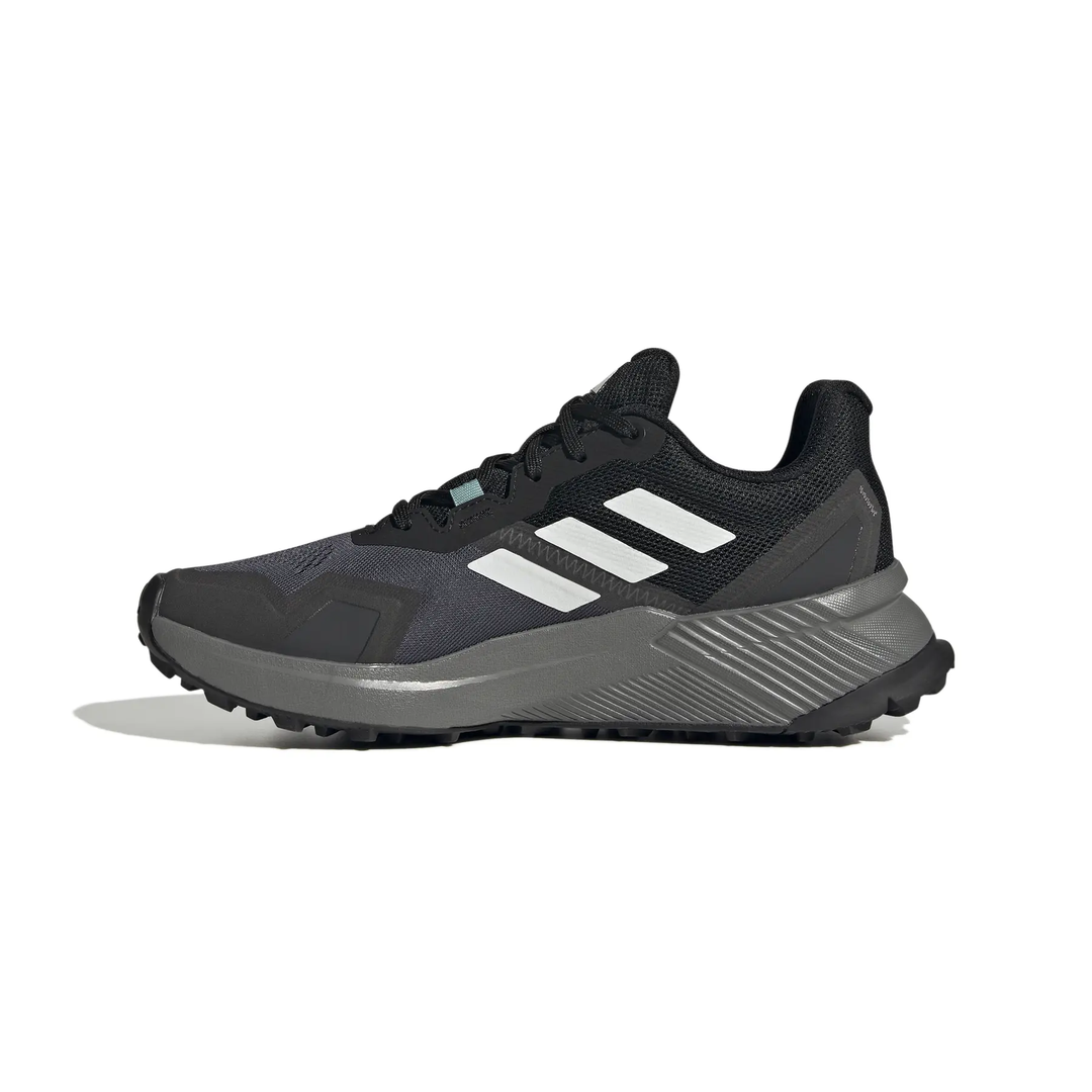 Adidas Womens Terrex Soulstride - Core Black/Crystal White/Grey Four - Trail - SS25