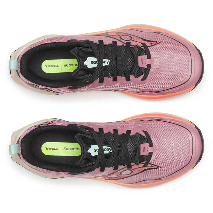 Saucony Womens Peregrine 16 - Mauve/Salmon - Trail - SS26