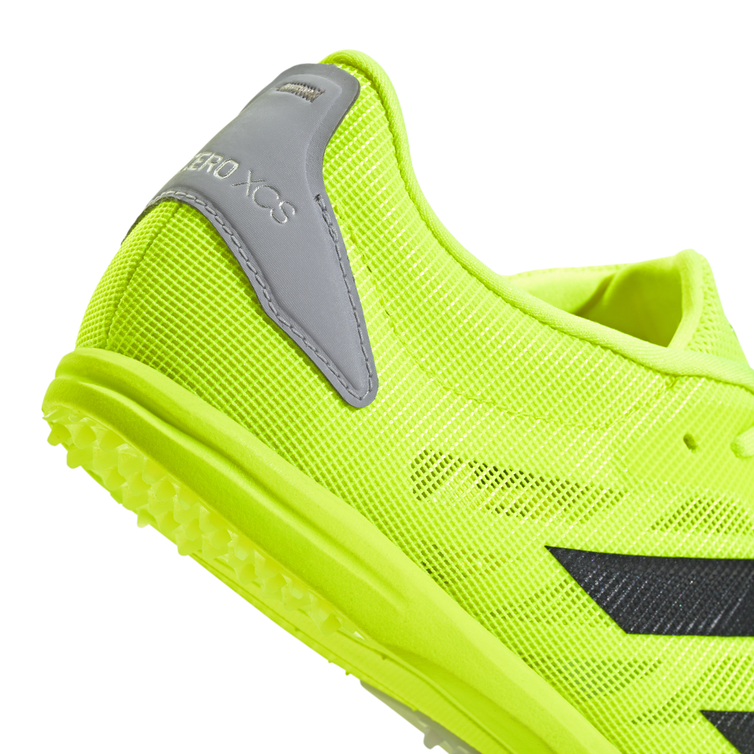 Adidas Adizero XCS Cross Country Spikes - Lucid Lemon/Core Black/Halo Silver - AW25