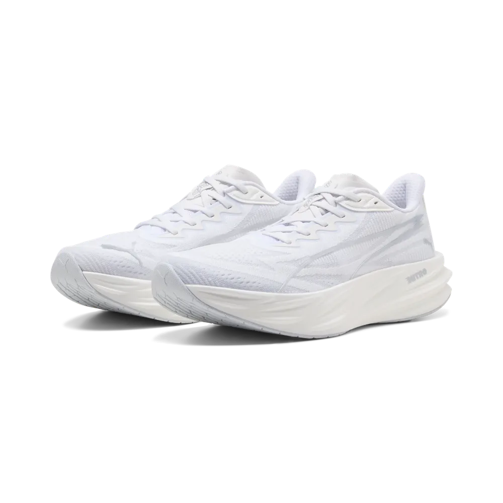 Puma Mens Deviate Pure NITRO - Puma White/Puma Silver - Neutral - AW26