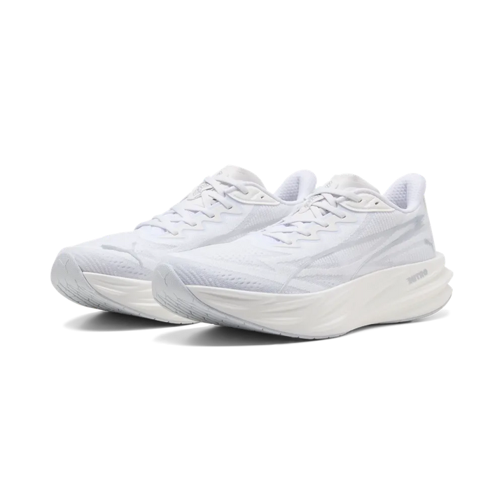 Puma Mens Deviate Pure NITRO - Puma White/Puma Silver - Neutral - AW26